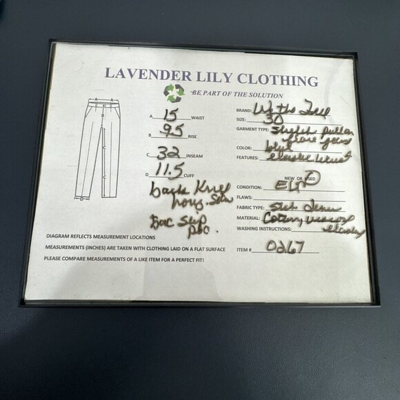 Free People We the Free Women's 30 Stretch Denim Pull On Flare Jeans EUC - Picture 14 of 14